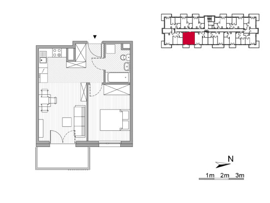 Plan of the flat.